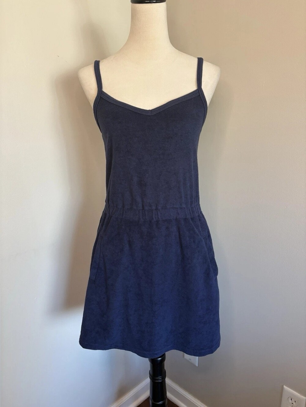 Navy Sleeveless Tank Dress - Casual Summer Dress